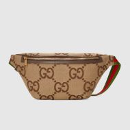 Gucci Belt Bag In Jumbo GG Canvas Brown