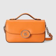 Gucci Mini Petite Versatile Bag In Leather 739722 Orange