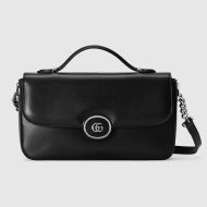 Gucci Small Petite Versatile Bag In Leather 739721 Black