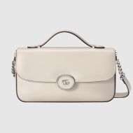 Gucci Small Petite Versatile Bag In Leather 739721 White